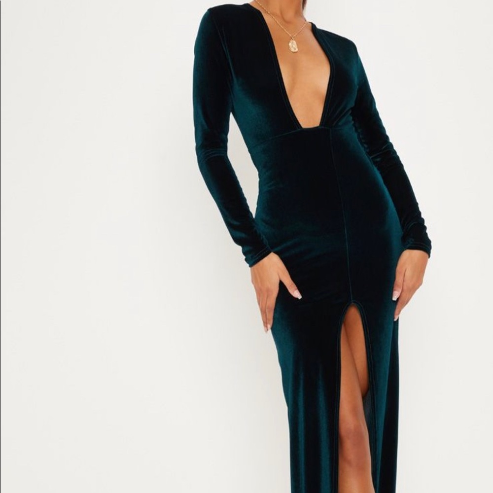 Emerald Green Maxi dress